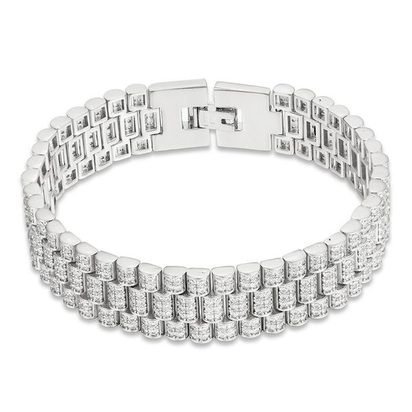 2023 new arrival fashion designer men diamond 18k real gold bracelet micro pave prong setting two rows three row bracelet for men, Golden;silver
2023 new arrival fashion designer men diamond 18k real gold bracelet micro pave prong setting two rows three row bracelet for men, Golden;silver