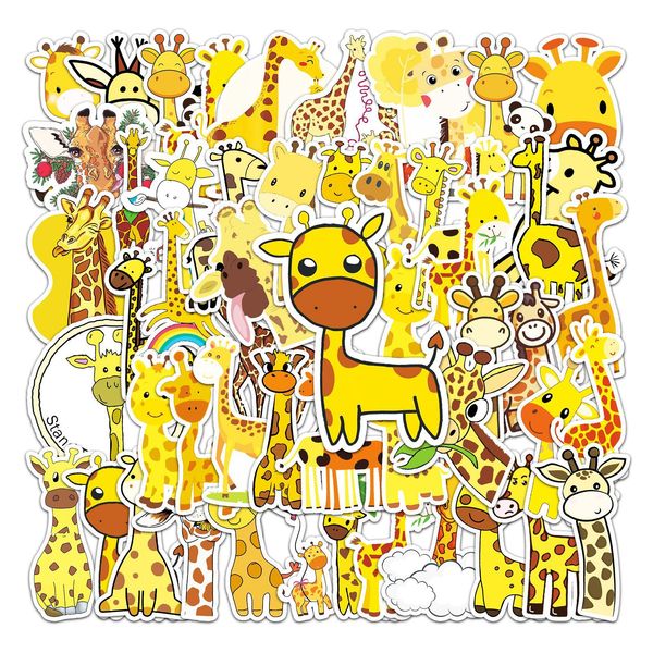50pcs cartoon giraffe stickers pack waterproof vinyl stickers non-random for car bike luggage lapskateboard scrapbook water bottle decal
50pcs cartoon giraffe stickers pack waterproof vinyl stickers non-random for car bike luggage lapskateboard scrapbook water bottle decal