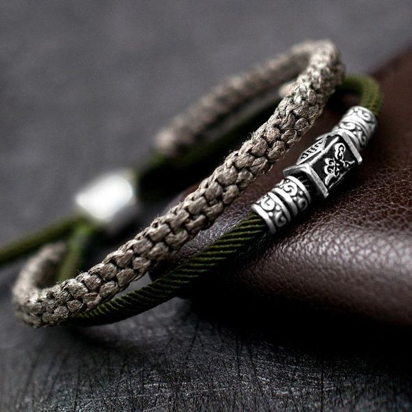 bangle fashion bracelet handwoven vintage men's hand rope for man jewelry sale, Black
bangle fashion bracelet handwoven vintage men's hand rope for man jewelry sale, Black
