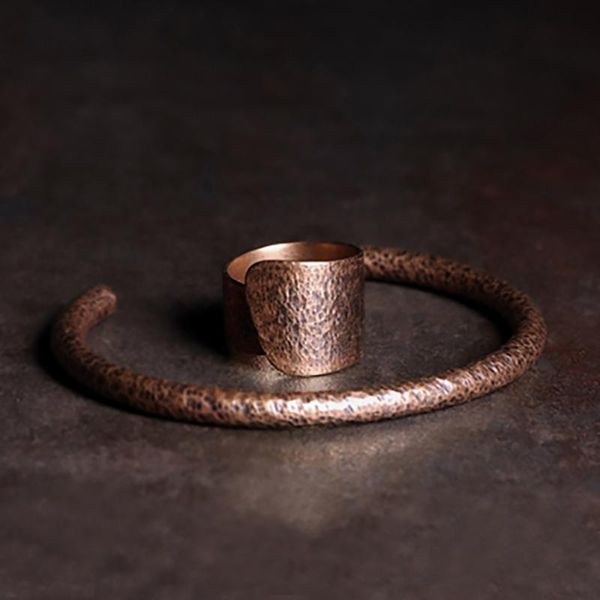 bangle jewelry sets cuff solid copper bracelet rustic metal oxidized punk bangle viking handmade couple accessories handcuff, Black
bangle jewelry sets cuff solid copper bracelet rustic metal oxidized punk bangle viking handmade couple accessories handcuff, Black