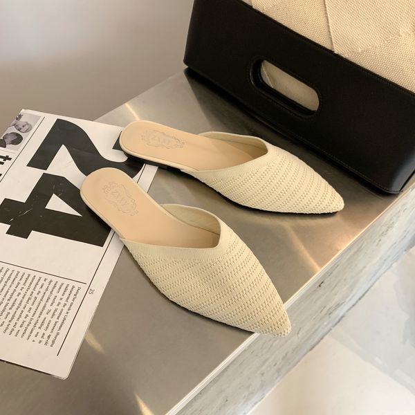 women's slippers 2023 new women's shoes summer fashion pointed baotou half slippers women's flat sandals and slippers, Black
women's slippers 2023 new women's shoes summer fashion pointed baotou half slippers women's flat sandals and slippers, Black