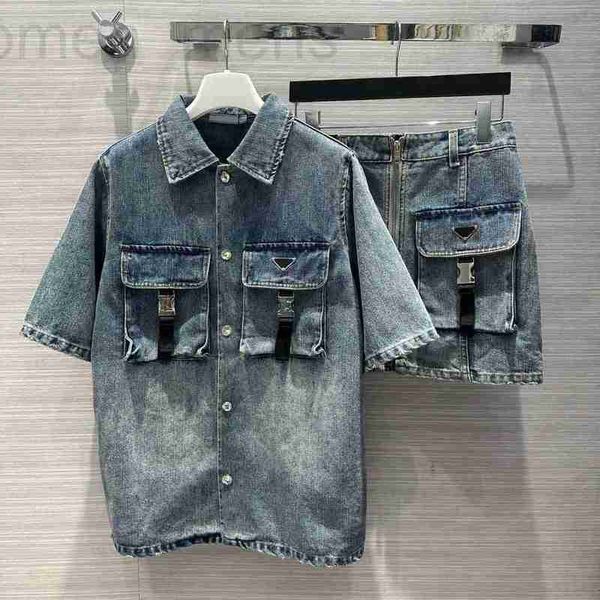 two piece dress designer designer piedress 2023 short sleeve loose lapel jacket and casual pocket skirt fashion ladies denim suits 0af5, White
two piece dress designer designer piedress 2023 short sleeve loose lapel jacket and casual pocket skirt fashion ladies denim suits 0af5, White