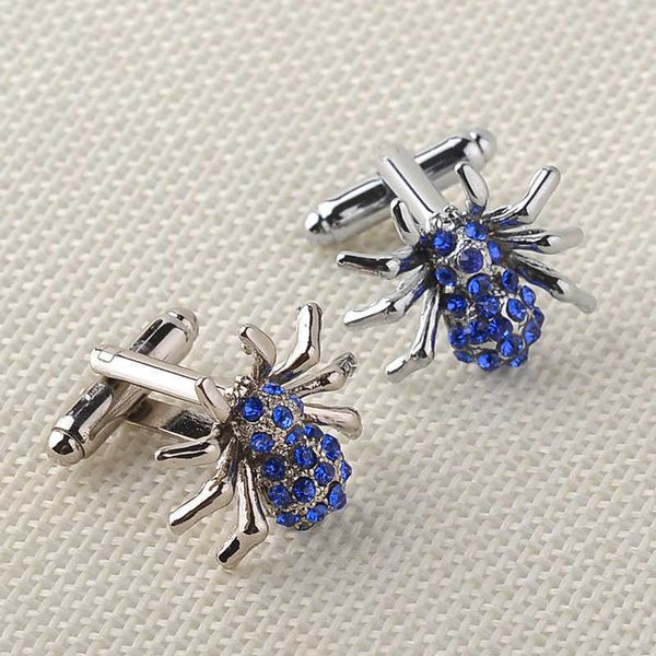 cuff links latest fashion blue crystal spider french shirt cufflinks men's jewelry gifts g220525, Silver
cuff links latest fashion blue crystal spider french shirt cufflinks men's jewelry gifts g220525, Silver