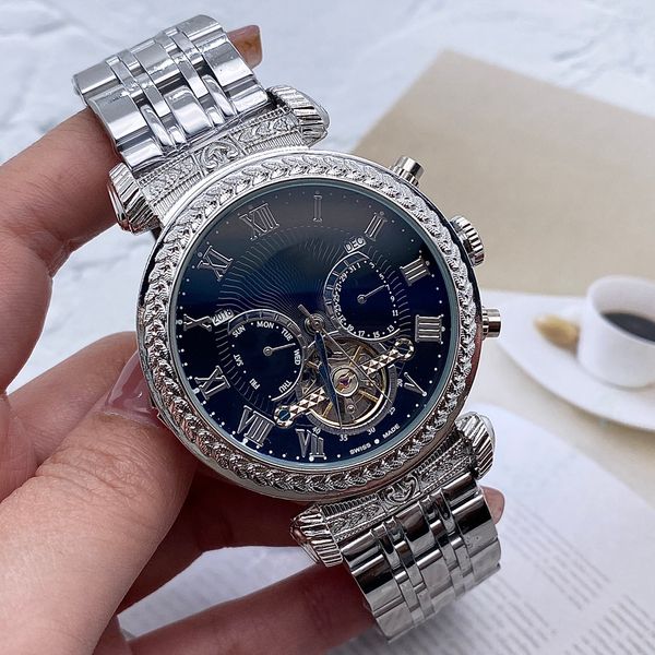 luxury mens pateks watches fashion tourbillon watch man automatic mechanical business sports wrist watch women wristwatches time bracelet, Slivery;golden
luxury mens pateks watches fashion tourbillon watch man automatic mechanical business sports wrist watch women wristwatches time bracelet, Slivery;golden