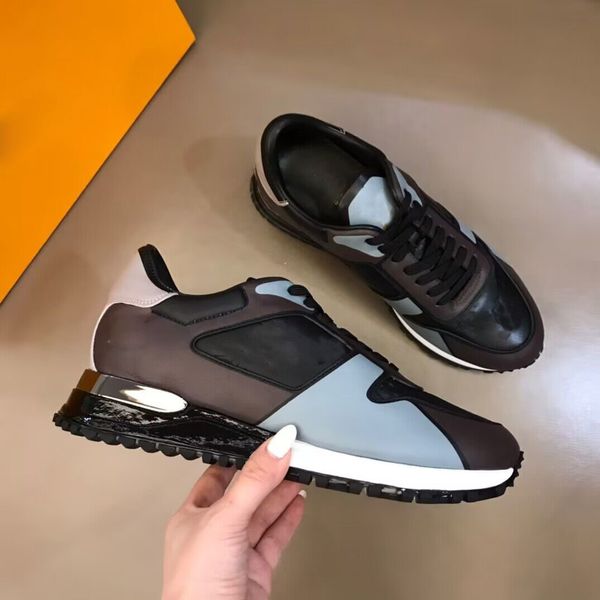 luxury brand men run away sneakers shoes low reflective branding leather trainers rubber sole men's comfort skateboard walking original, Black
luxury brand men run away sneakers shoes low reflective branding leather trainers rubber sole men's comfort skateboard walking original, Black