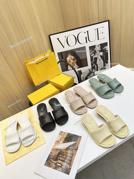 designer slippers summer women sandals baguette wide-band nappa leather slides sculptural heels lady slide flats elegant walking slip slippe, Black
designer slippers summer women sandals baguette wide-band nappa leather slides sculptural heels lady slide flats elegant walking slip slippe, Black