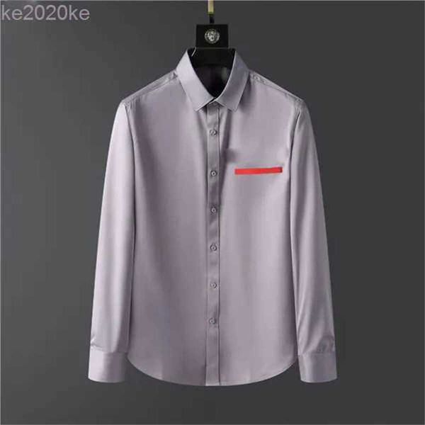 fashion designers mens casual shirts quality business tees classic long sleeve shirt solid color letter badge spring autumn decoration blous, White;black
fashion designers mens casual shirts quality business tees classic long sleeve shirt solid color letter badge spring autumn decoration blous, White;black
