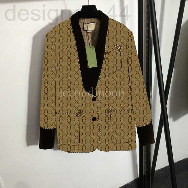 women's jackets designer designer jacquard long sleeve suit jacket autumn winter windproof party fashion coats thxo, Black;brown
women's jackets designer designer jacquard long sleeve suit jacket autumn winter windproof party fashion coats thxo, Black;brown