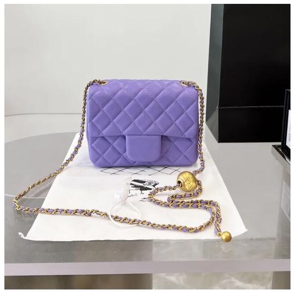 17cm mini crush ball flap bag square candy nine colors classic quilted plaid chain shoulder strap gold metal hardware crossbody designer lux
17cm mini crush ball flap bag square candy nine colors classic quilted plaid chain shoulder strap gold metal hardware crossbody designer lux