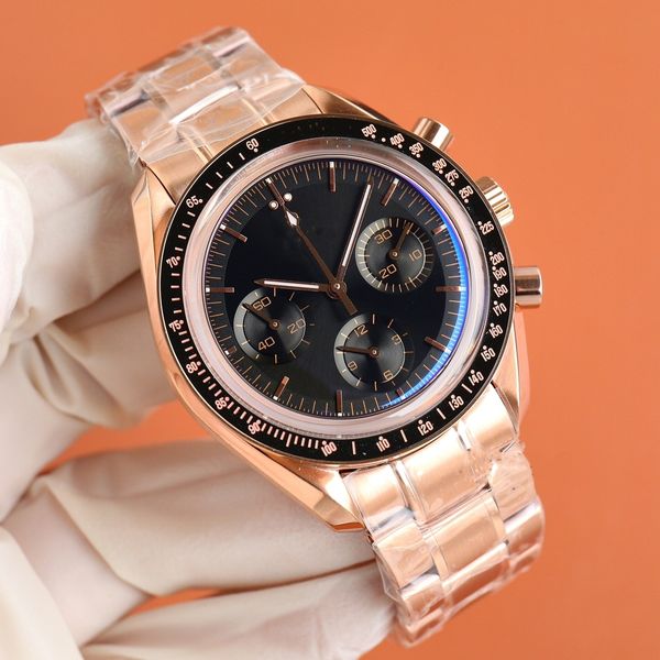 luxury 6-pointer watch moonwatch men super moon mens automatic mechanical watch rose gold steel watch strap wristwatch luminous, Slivery;brown
luxury 6-pointer watch moonwatch men super moon mens automatic mechanical watch rose gold steel watch strap wristwatch luminous, Slivery;brown