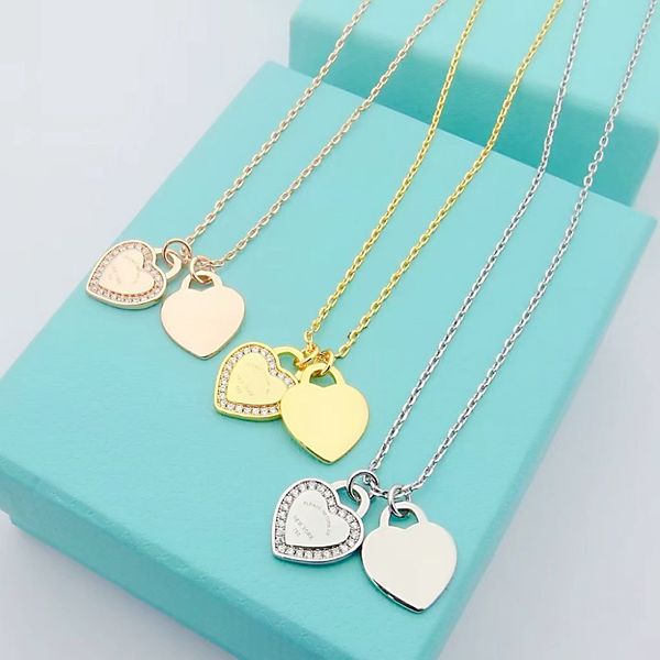 luxury love necklace bracelet earnail set women's diamond heart pendant fashion jewelry jewelry girl holiday gift with box, Silver
luxury love necklace bracelet earnail set women's diamond heart pendant fashion jewelry jewelry girl holiday gift with box, Silver