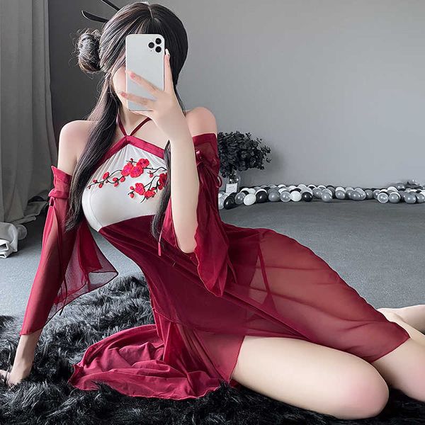 nxy set 3pcs women sleepwear halter embroidery mesh underwear nightgowns chinese lingerie dress blossom satin chemise 2022 230426, Red;black
nxy set 3pcs women sleepwear halter embroidery mesh underwear nightgowns chinese lingerie dress blossom satin chemise 2022 230426, Red;black