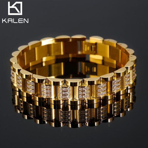 bangle zirconstudded men hip hop bracelet titanium steel shiny chunky chain bracelet gold/silver color, Black
bangle zirconstudded men hip hop bracelet titanium steel shiny chunky chain bracelet gold/silver color, Black