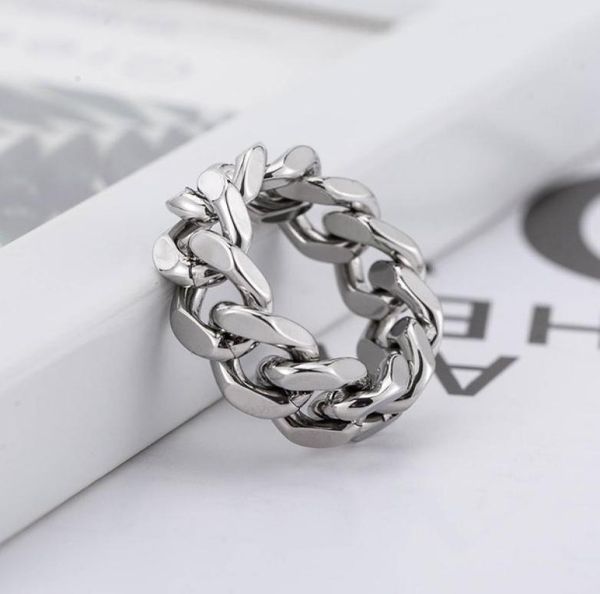 fashion cool girl punk simple style stainless steel hiphop women chain shape rings for party finger jewelry5942548, Silver
fashion cool girl punk simple style stainless steel hiphop women chain shape rings for party finger jewelry5942548, Silver