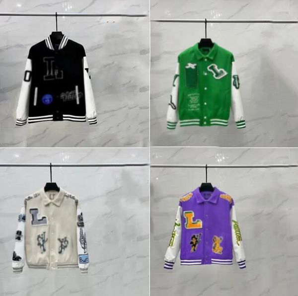 new men's jackets baseball uniform women's jacket highs quality casual fashion brand couples men women varsity coats designer jack, Black;brown
new men's jackets baseball uniform women's jacket highs quality casual fashion brand couples men women varsity coats designer jack, Black;brown