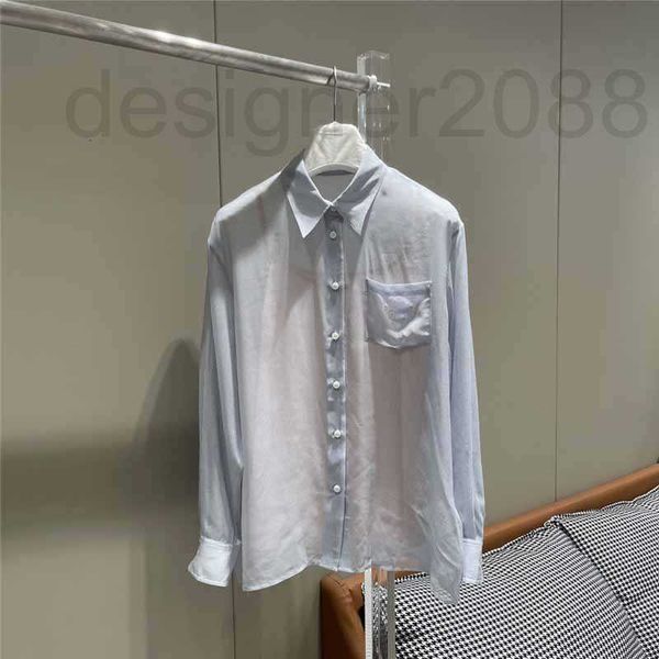 women's blouses & shirts designer spring/summer new letter embroidered pockets show thin temperament celebrity vertical stripe silk two, White
women's blouses & shirts designer spring/summer new letter embroidered pockets show thin temperament celebrity vertical stripe silk two, White