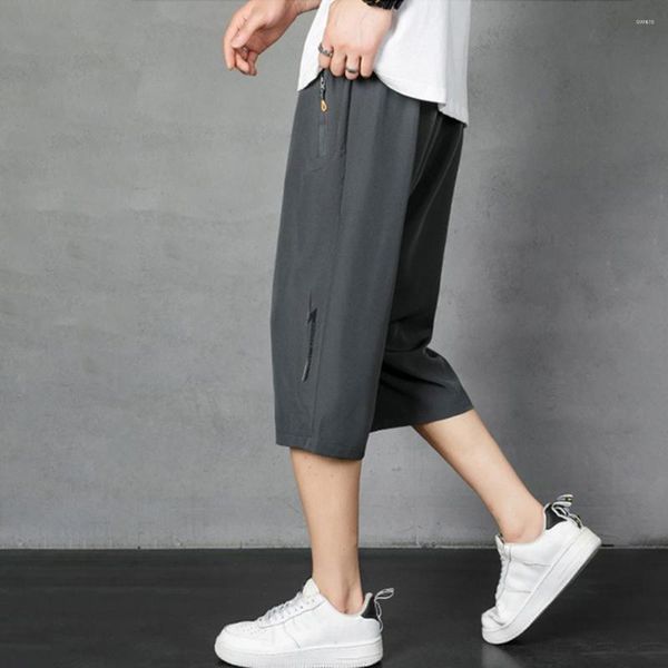 men's shorts cropped pants stylish soft mid-rise summer wide leg sport trousers daily garment men beach, White;black
men's shorts cropped pants stylish soft mid-rise summer wide leg sport trousers daily garment men beach, White;black