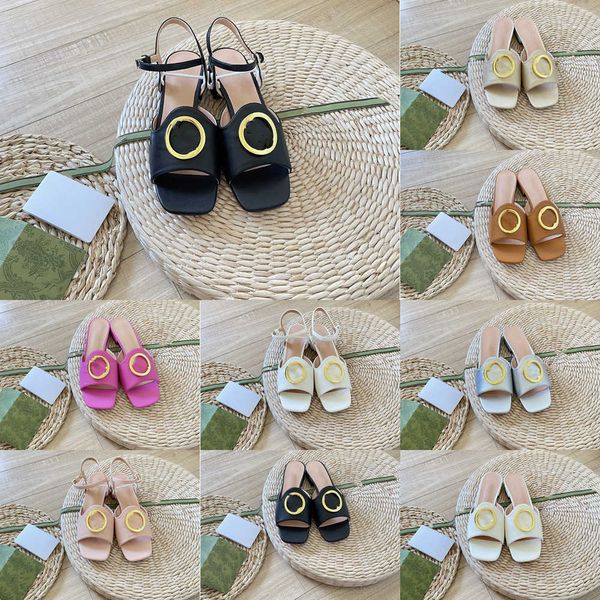 2023 designer sandals classic party fashion leather luxury ladies work shoes chunky high heels g letter ladies metal buckle women's sli, Black
2023 designer sandals classic party fashion leather luxury ladies work shoes chunky high heels g letter ladies metal buckle women's sli, Black