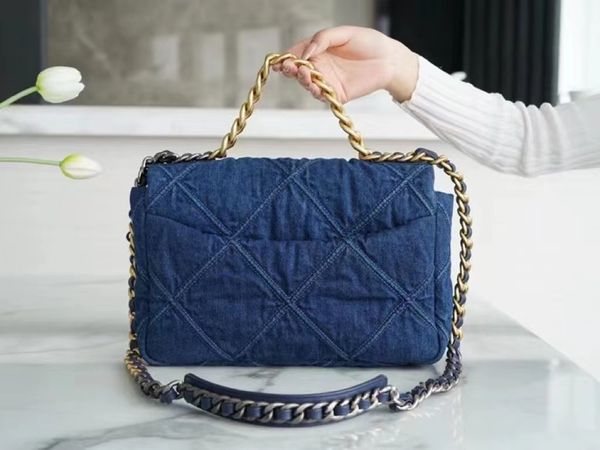 2023 classic flap chain shoulder bag women luxury caviar grain sheepskin leather fashion handbag