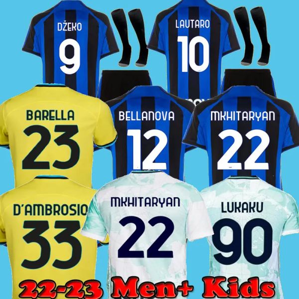 2022 2023 lukaku soccer jersey barella inters dzeko milans lautaro vidal j. correa 22 23 football shirt calhanoglu gagliardini men kit yello, Black;yellow
2022 2023 lukaku soccer jersey barella inters dzeko milans lautaro vidal j. correa 22 23 football shirt calhanoglu gagliardini men kit yello, Black;yellow