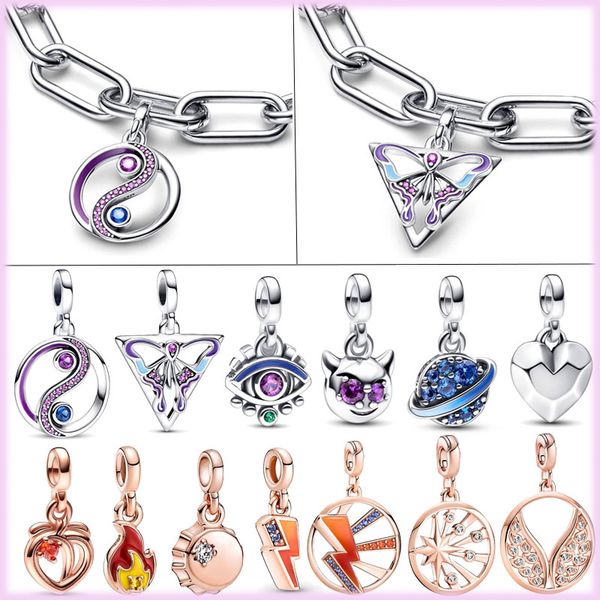 925 sterling silver pandora charm me series small butterfly eyes of the heart mini -hanging diy bracelet women's jewelry fashion access, Bronze;silver
925 sterling silver pandora charm me series small butterfly eyes of the heart mini -hanging diy bracelet women's jewelry fashion access, Bronze;silver