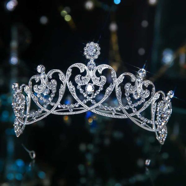 other fashion accessories luxury crystal heart bridal tiaras cubic zircon crowns baroque rhinestone pageant diadem bride headband wedding ha, Silver
other fashion accessories luxury crystal heart bridal tiaras cubic zircon crowns baroque rhinestone pageant diadem bride headband wedding ha, Silver