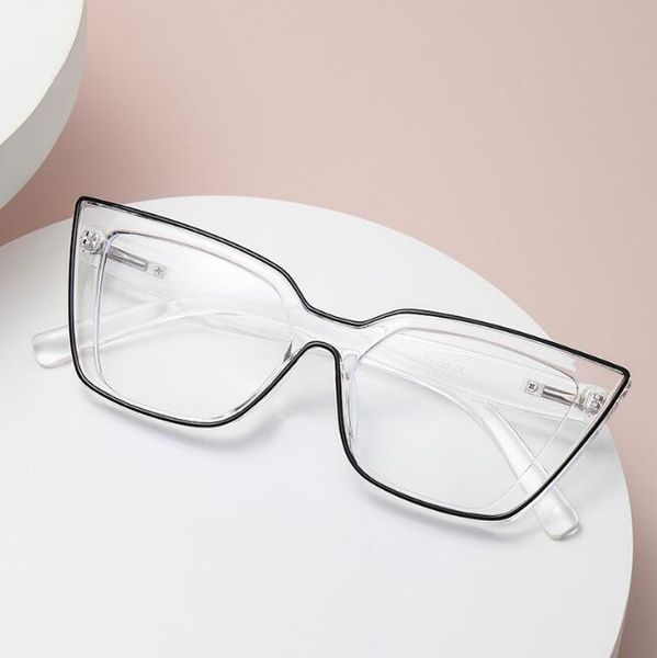 versatile color cat's eye frame superclear women's sunglass personality anti-blue light lens sunglasses luxury shades eyewear mix, White;black
versatile color cat's eye frame superclear women's sunglass personality anti-blue light lens sunglasses luxury shades eyewear mix, White;black