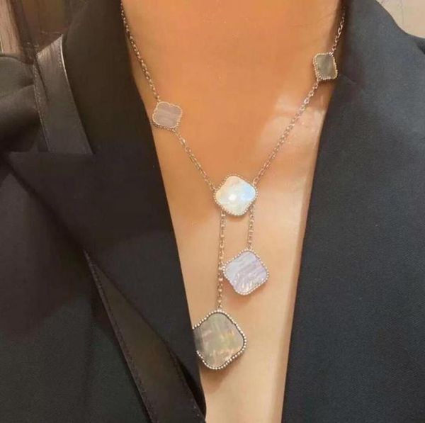 925 silver mixed six10flower desinger necklace 4four leaf clover charm bracelets bangle chain 18k gold agate shell motherofpe9941579
925 silver mixed six10flower desinger necklace 4four leaf clover charm bracelets bangle chain 18k gold agate shell motherofpe9941579