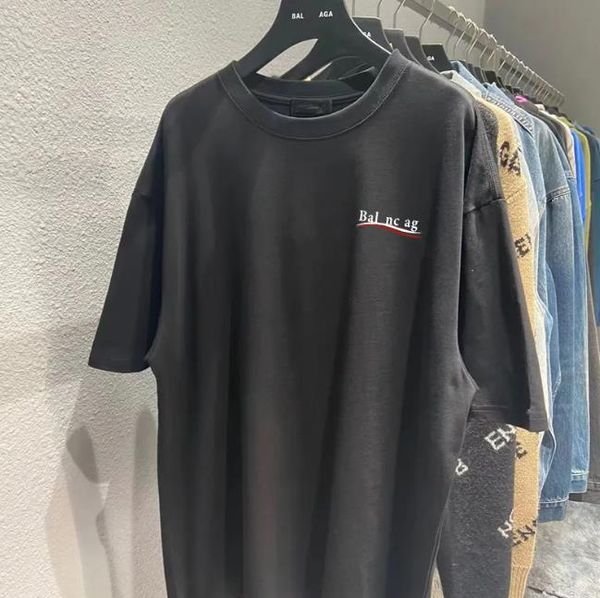 t designer mens shirts paris balenciga europe france luxury letter graphic printing fashion men short sleeve tshirt women 2b clothes casual, White;black
t designer mens shirts paris balenciga europe france luxury letter graphic printing fashion men short sleeve tshirt women 2b clothes casual, White;black