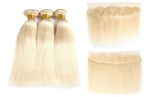 brazilian virgin hair 613 blonde 3 bundles with 134 lace frontal straight human hair weave bundles with ear to ear closure 9060400, Black;brown
brazilian virgin hair 613 blonde 3 bundles with 134 lace frontal straight human hair weave bundles with ear to ear closure 9060400, Black;brown