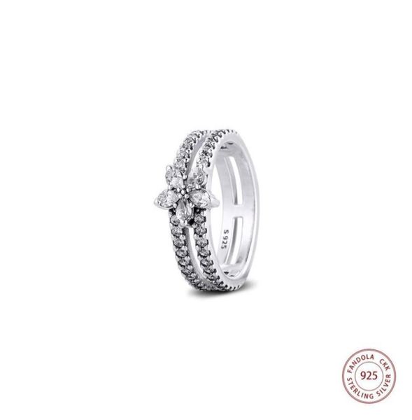 authentic 925 sterling silver sparkling snowflake double rings for women wedding engagement ring fine jewelry bague femme4289359
authentic 925 sterling silver sparkling snowflake double rings for women wedding engagement ring fine jewelry bague femme4289359