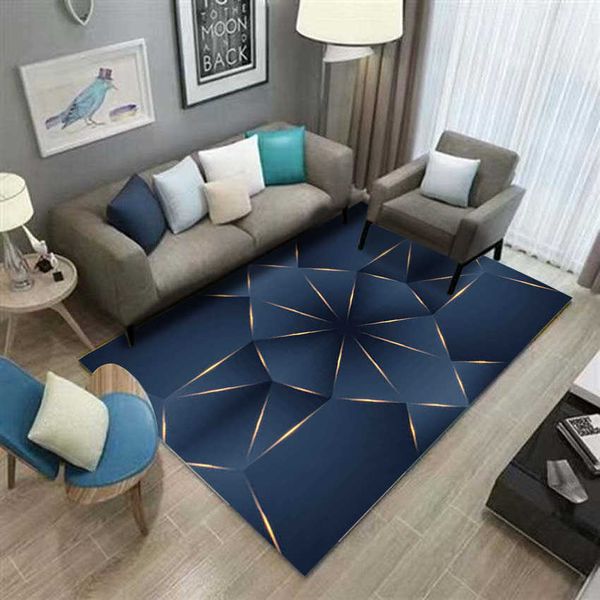 

Side Table Living Room Large Carpet 3D Print Psychedelic Geometric Luxury Entrance Carpet Home Children's Room Carpet Floor Mat