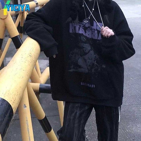 yiciya women's hoodies deeptown gothic streetwear printed black oversize women punk harajuku hip hop couple sweatshirt female mall goth
yiciya women's hoodies deeptown gothic streetwear printed black oversize women punk harajuku hip hop couple sweatshirt female mall goth