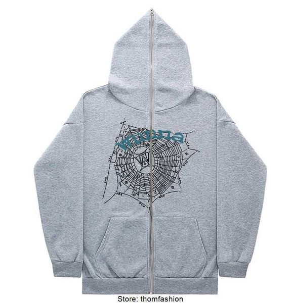 men's hoodies long zipper sweater jacket 2023 spring and autumn wunna spider web long zipper cardigan sweater, Black
men's hoodies long zipper sweater jacket 2023 spring and autumn wunna spider web long zipper cardigan sweater, Black
