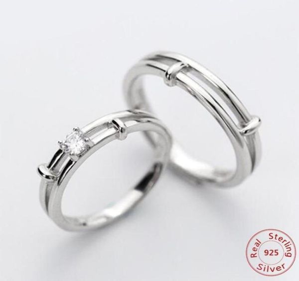 original simple couples rings 925 sterling silver with cz lover opening ring jewelry for men women valentine039s day gift band5228368
original simple couples rings 925 sterling silver with cz lover opening ring jewelry for men women valentine039s day gift band5228368