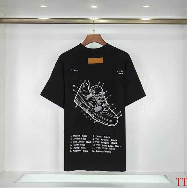 mens letter print t shirts luxury black fashion designer summer short sleeve t shirt s-xxl, White;black
mens letter print t shirts luxury black fashion designer summer short sleeve t shirt s-xxl, White;black