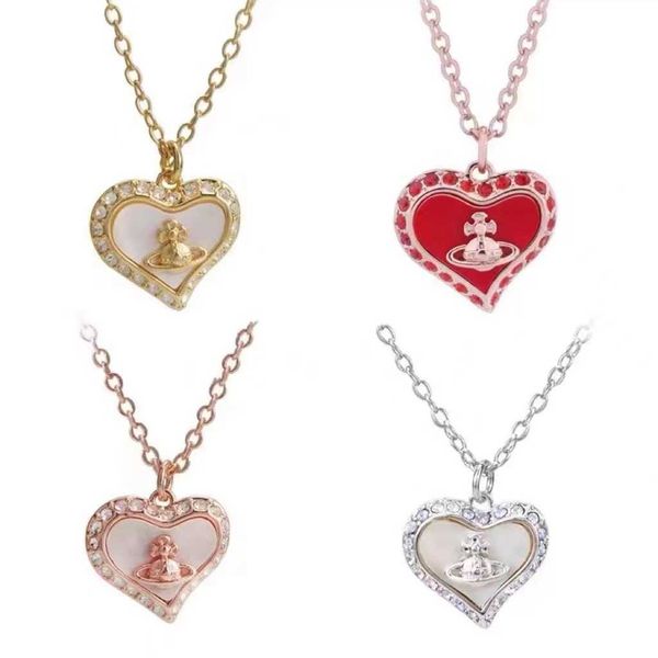 2023 new western empress dowager beimu love necklace with various color pairs girl heart sweet style versatile daily chain, Silver
2023 new western empress dowager beimu love necklace with various color pairs girl heart sweet style versatile daily chain, Silver