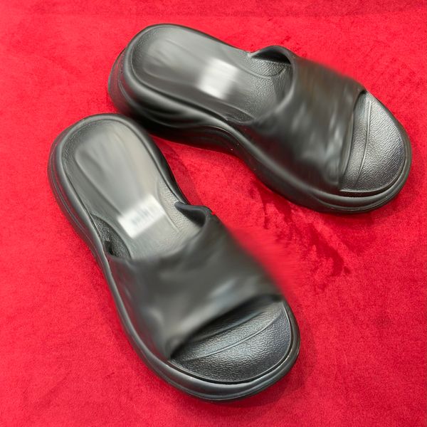 2023 fashion women's slippers platform perforated sandal summer shoe r womens slippers candy colors clear beach slippers high heel size, Black
2023 fashion women's slippers platform perforated sandal summer shoe r womens slippers candy colors clear beach slippers high heel size, Black