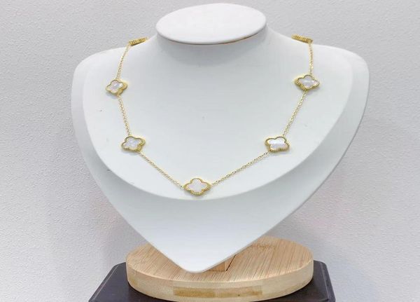 cute women clover pendant necklace gold plating stainless steel bracelet for gift5853588, Silver
cute women clover pendant necklace gold plating stainless steel bracelet for gift5853588, Silver
