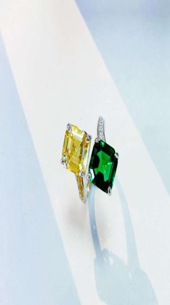 hbp luxury yellow green double diamond ring women039s fashion square opening 925 sterling silver hand decoration autumn and win1379533
hbp luxury yellow green double diamond ring women039s fashion square opening 925 sterling silver hand decoration autumn and win1379533