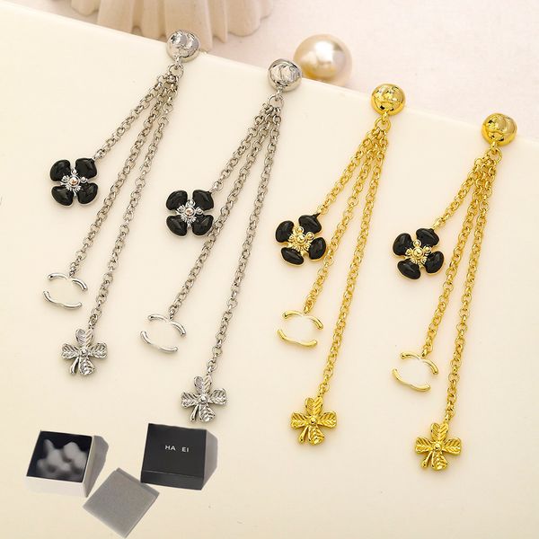 luxury brand designers letters stud clip chain tassels long gold plated stainless steel geometric women crystal rhinestone earring wedding p, Golden;silver
luxury brand designers letters stud clip chain tassels long gold plated stainless steel geometric women crystal rhinestone earring wedding p, Golden;silver