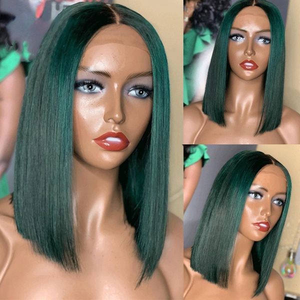 Green Bob Lace Front Human Hair Wig Colored 13X4 Lace Frontal Wigs Short Bob Synthetic Wigs Cosplay Drag Queen Pre-plucked Baby Hair Summer, Ombre color
Green Bob Lace Front Human Hair Wig Colored 13X4 Lace Frontal Wigs Short Bob Synthetic Wigs Cosplay Drag Queen Pre-plucked Baby Hair Summer, Ombre color