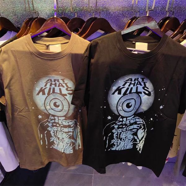 men's new t-shirt designer short-sleeved eyeball print t-shirt fashion casual pure cotton sweat-absorbing breathable letter printing co, White;black
men's new t-shirt designer short-sleeved eyeball print t-shirt fashion casual pure cotton sweat-absorbing breathable letter printing co, White;black