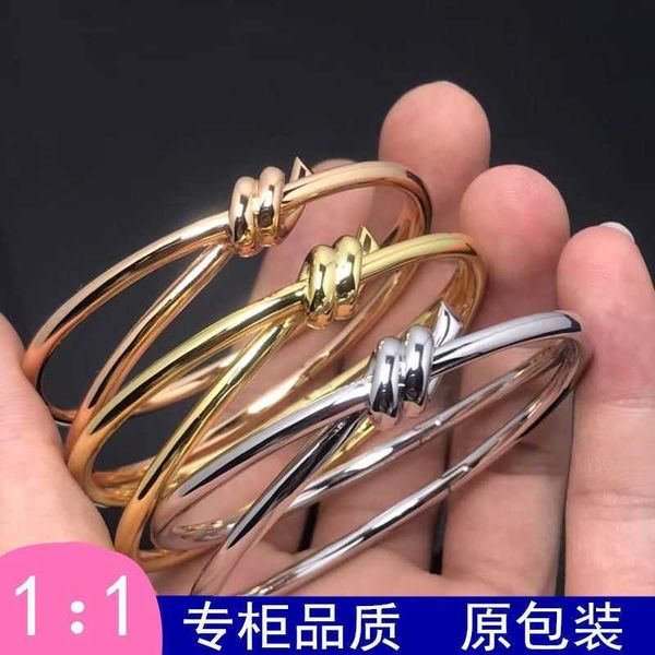 factory designer t bangle t family 2023 new bracelet womens 925 sterling silver knot buckle fashionable style bracelet advanced feel handicr, Black
factory designer t bangle t family 2023 new bracelet womens 925 sterling silver knot buckle fashionable style bracelet advanced feel handicr, Black