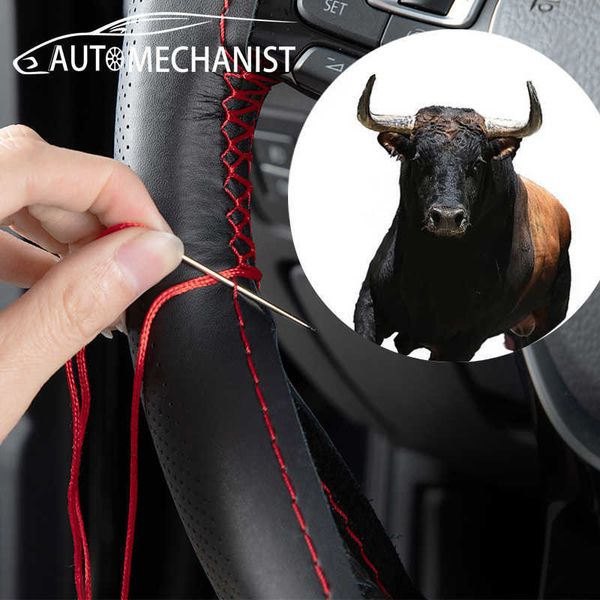 universal genuine leather steering wheel cover 37cm-38cm anti-slip braiding cover for steering wheel cowhide steering protector g230524 g230
universal genuine leather steering wheel cover 37cm-38cm anti-slip braiding cover for steering wheel cowhide steering protector g230524 g230