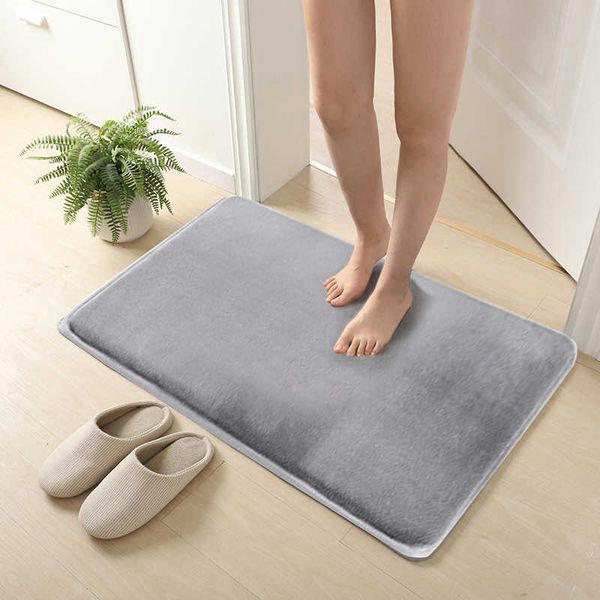 

Memory Foam Bath Mat Anti-Slip Shower Carpet Soft Foot Pad Decoration Floor Protector Absorbent Quick Dry Bathroom Rug