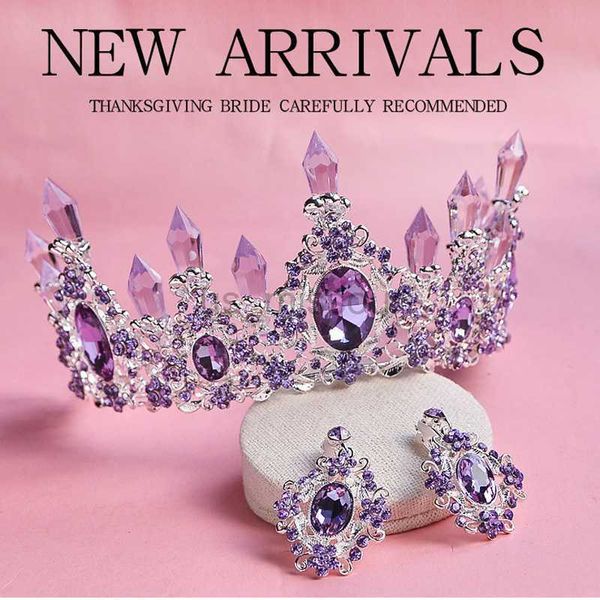 other fashion accessories 2020 new arrival charming purple crystal bridal tiara crowns magnificent rhinestone diadem for princess wedding ha, Silver
other fashion accessories 2020 new arrival charming purple crystal bridal tiara crowns magnificent rhinestone diadem for princess wedding ha, Silver