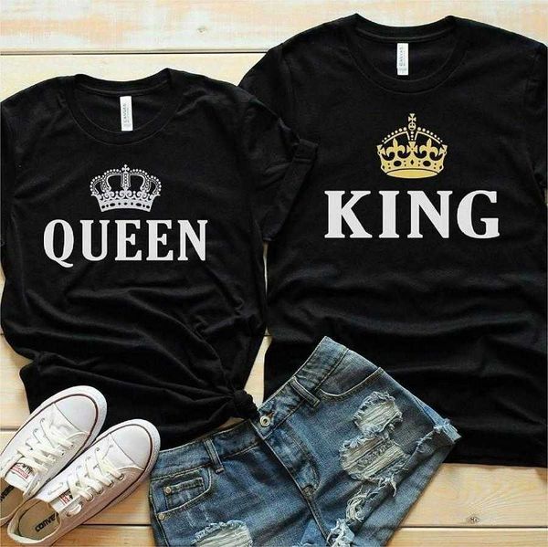 crown mens t shirt designer brand summer fashion king queen print couple lovers short sleeve o neck loose tshirt woman man tee clothes, White;black
crown mens t shirt designer brand summer fashion king queen print couple lovers short sleeve o neck loose tshirt woman man tee clothes, White;black