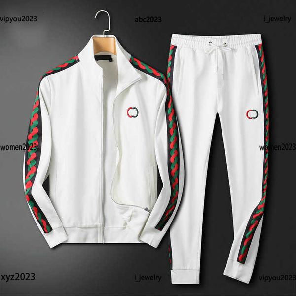 man tracksuits designer sports sets jacket suits size -3xl 2pcs fried dough twists pattern printing overcoat and lace up pants, Gray
man tracksuits designer sports sets jacket suits size -3xl 2pcs fried dough twists pattern printing overcoat and lace up pants, Gray