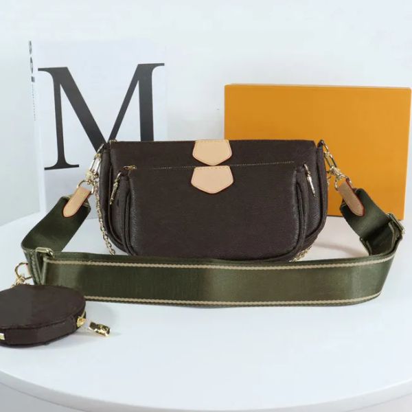Designer Bags Old Flower Brown Three In One Shoulder Bag Seven Color Shoulder Strap Clutch Combo Embossed Fashion Luxury Womens Messenger Bag Wallet, #12
Designer Bags Old Flower Brown Three In One Shoulder Bag Seven Color Shoulder Strap Clutch Combo Embossed Fashion Luxury Womens Messenger Bag Wallet, #12
